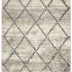 Alternative view of Nourison Oslo Shag OSL01 Ivory Area Rug