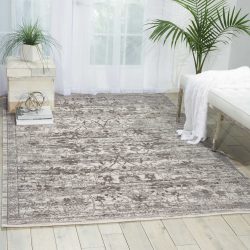 Nourison Twilight TWI01 Silver Area Rug