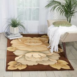Nourison Tropics TS09 Brown Area Rug