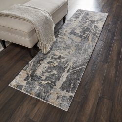 Nourison Fusion FSS10 Grey Area Rug