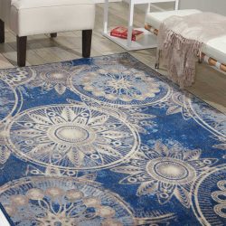 Nourison Somerset ST764 Denim Area Rug