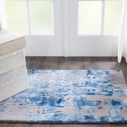 Nourison Prismatic PRS10 Blue Area Rug