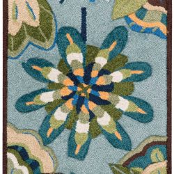 Nourison Fantasy FA12 Aqua Area Rug