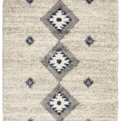 Alternative view of Nourison Oslo Shag OSL03 Ivory Area Rug