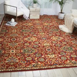 Nourison Timeless TML17 Red Area Rug