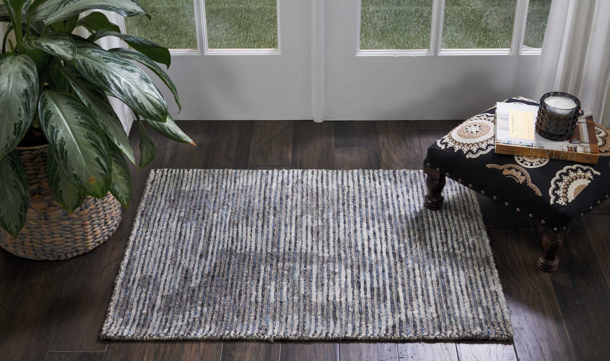Nourison Ellora ELL03 Slate Area Rug