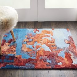 Nourison Prismatic PRS13 Blue Area Rug