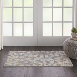 Nourison Tranquil TRA03 Grey Area Rug