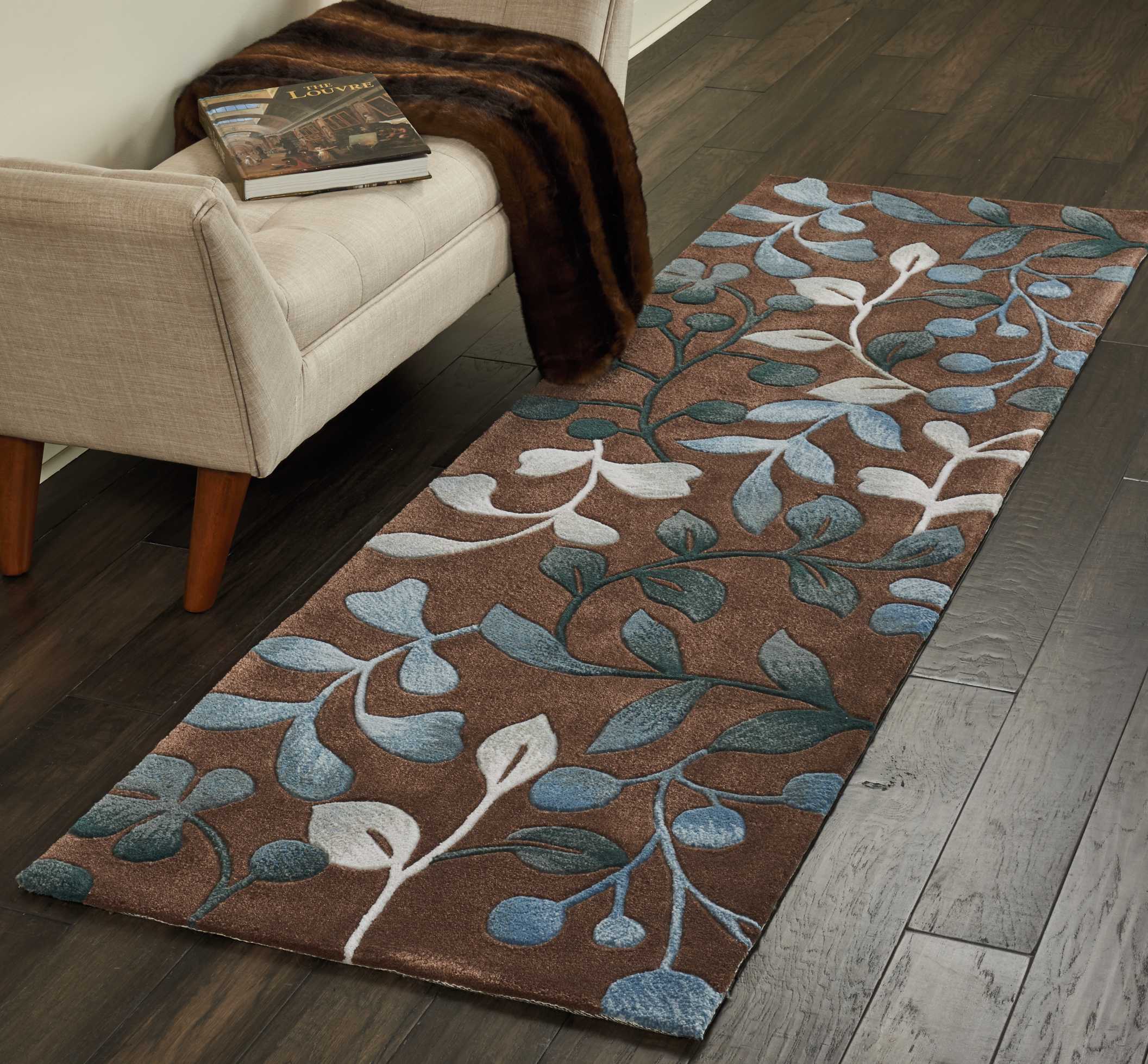 Nourison Contour CON02 Mocha Area Rug