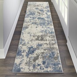 Nourison Rustic Textures RUS08 Grey Area Rug