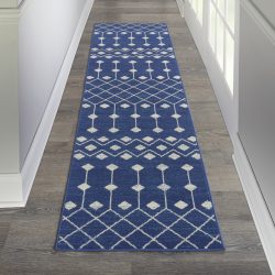 Nourison Grafix GRF37 Navy Area Rug
