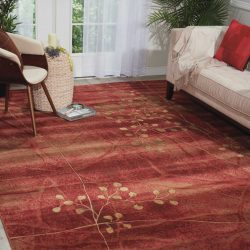 Nourison Somerset ST74 Flame Area Rug