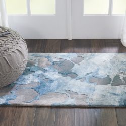 Nourison Prismatic PRS14 Grey Area Rug