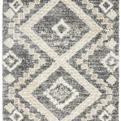 Alternative view of Nourison Oslo Shag OSL02 Grey Area Rug