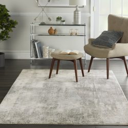 Nourison Etchings ETC02 Grey Area Rug