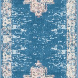 Alternative view of Nourison Grafix GRF14 Blue Area Rug
