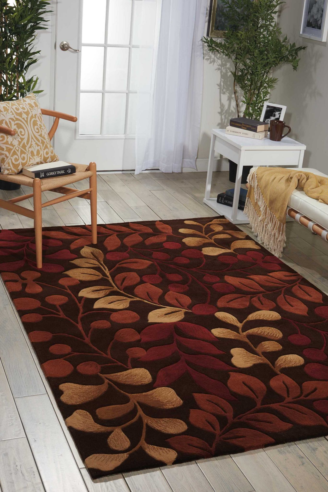Nourison Contour CON02 Chocolate Area Rug
