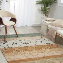 Nourison Contour CON10 Green Area Rug
