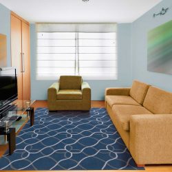 Nourison Contour CON41 Denim Area Rug