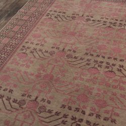 Alternative view of Momeni Banaras BNR-5 Pink Area Rug