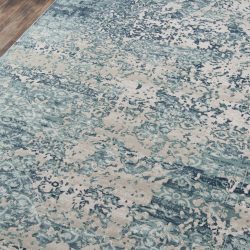 Alternative view of Momeni Genevieve GNV-6 Blue Area Rug