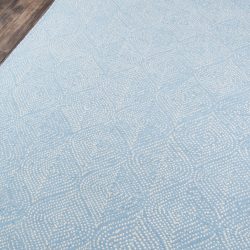 Alternative view of Momeni Roman Holiday ROH-1 Light Blue Area Rug