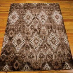 Nourison Karma KRM02 Chocolate Area Rug