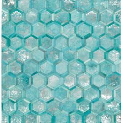 Alternative view of Michael Amini City Chic MA100 Turquoise Area Rug