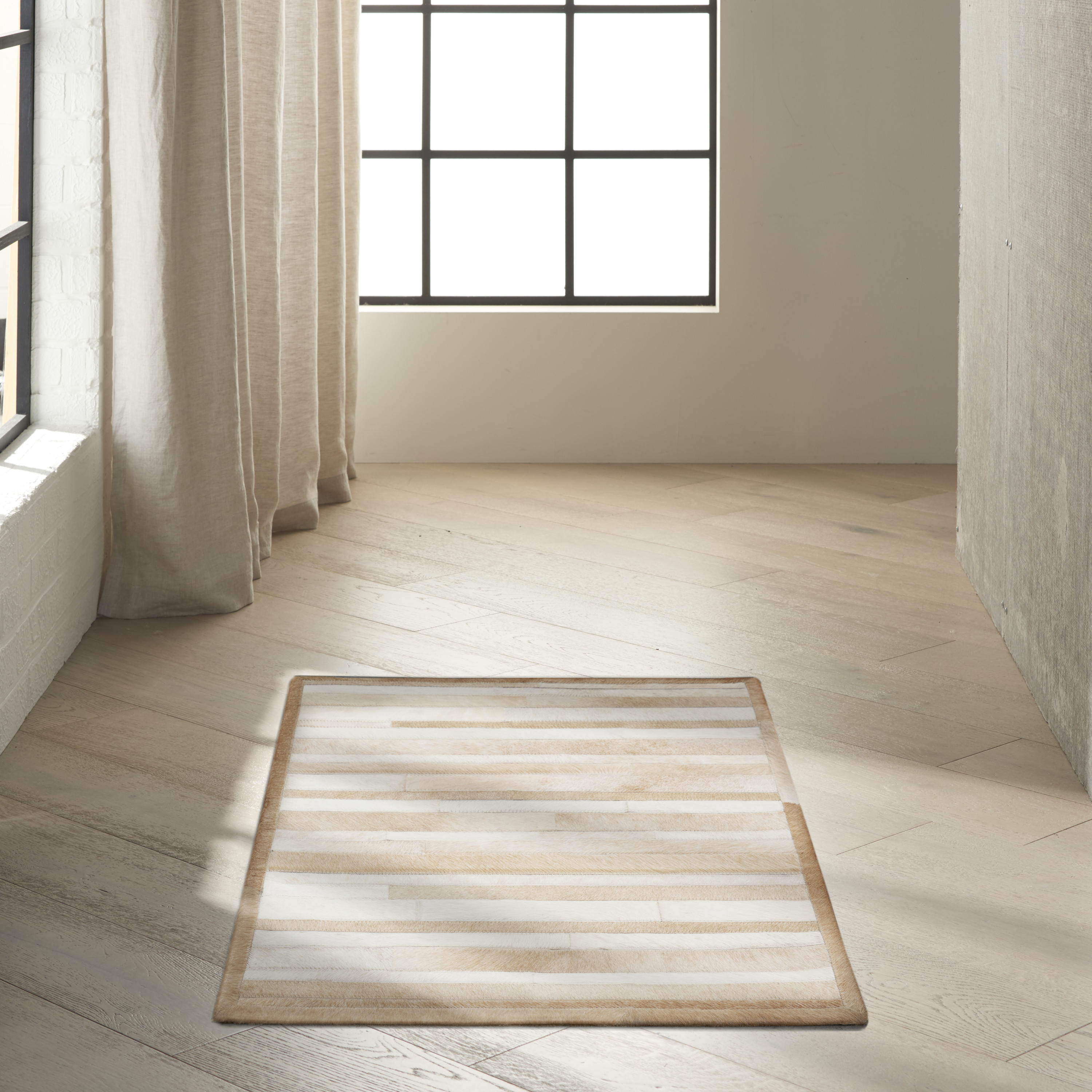 Calvin Klein Home Prairie PRA1 Beige Area Rug