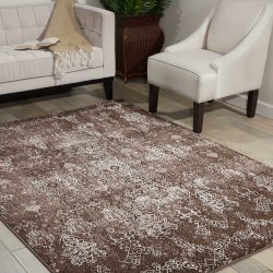 Nourison Karma KRM04 Mocha Area Rug