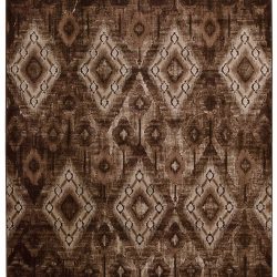 Alternative view of Nourison Karma KRM02 Chocolate Area Rug