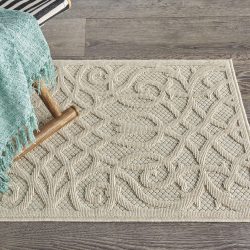 Nourison Cozumel CZM04 Cream Area Rug