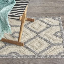 Nourison Cozumel CZM02 Cream Area Rug