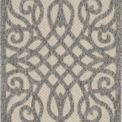 Alternative view of Nourison Cozumel CZM04 Cream Grey Area Rug