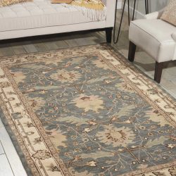 Nourison India House IH75 Blue Area Rug