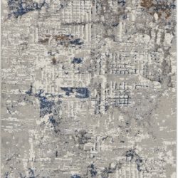 Alternative view of Nourison Royal Terrace KI41 Ivory Blue Area Rug