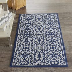 Nourison Jubilant JUB06 Navy Area Rug