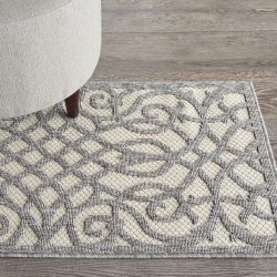 Nourison Cozumel CZM04 Cream Grey Area Rug
