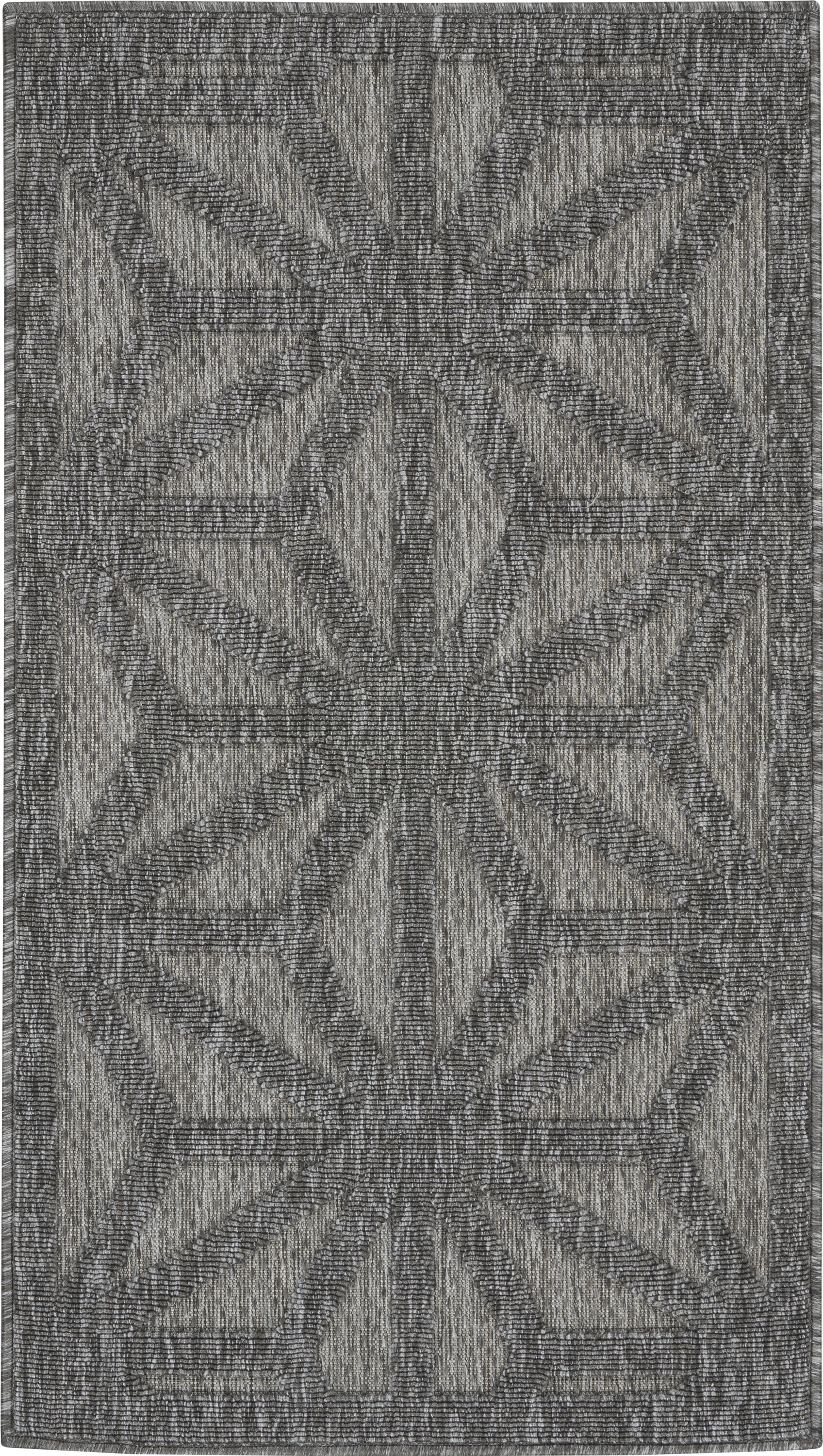 Nourison Cozumel CZM01 Dark Grey Area Rug - Image 2