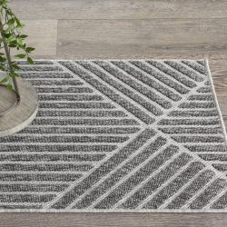 Nourison Cozumel CZM05 Dark Grey Area Rug