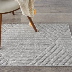 Nourison Cozumel CZM05 Light Grey Area Rug