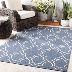 Surya Alfresco ALF-9650 Navy Area Rug