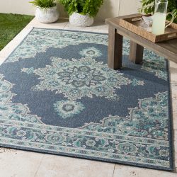Surya Alfresco ALF-9670 Navy Area Rug