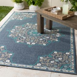 Surya Alfresco ALF-9678 Navy Area Rug