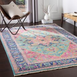 Surya Antique ATQ-1015 Dark Blue Area Rug
