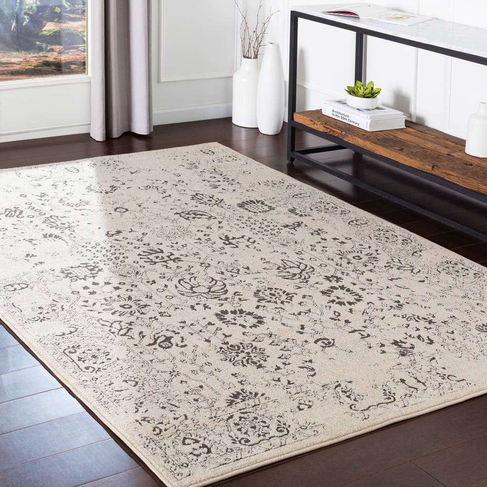 Surya Bahar BHR-2317 Charcoal Area Rug
