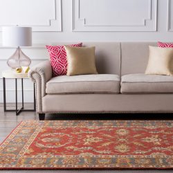 Surya Caesar CAE-1007 Brick Red Area Rug