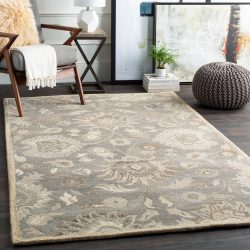 Alternative view of Surya Caesar CAE-1195 Black Area Rug