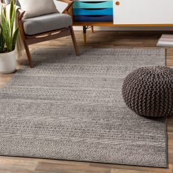 Alternative view of Surya Chester CHE-2304 Charcoal Area Rug