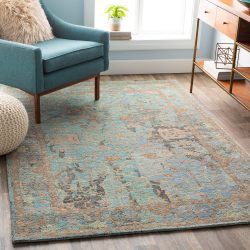Surya Classic Nouveau CSN-1002 Aqua Area Rug